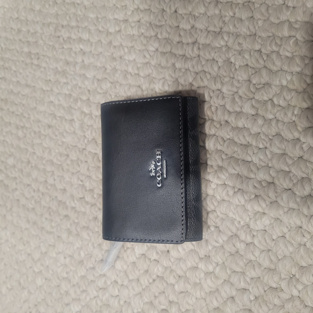 Coach Black Leather Men's Wallet